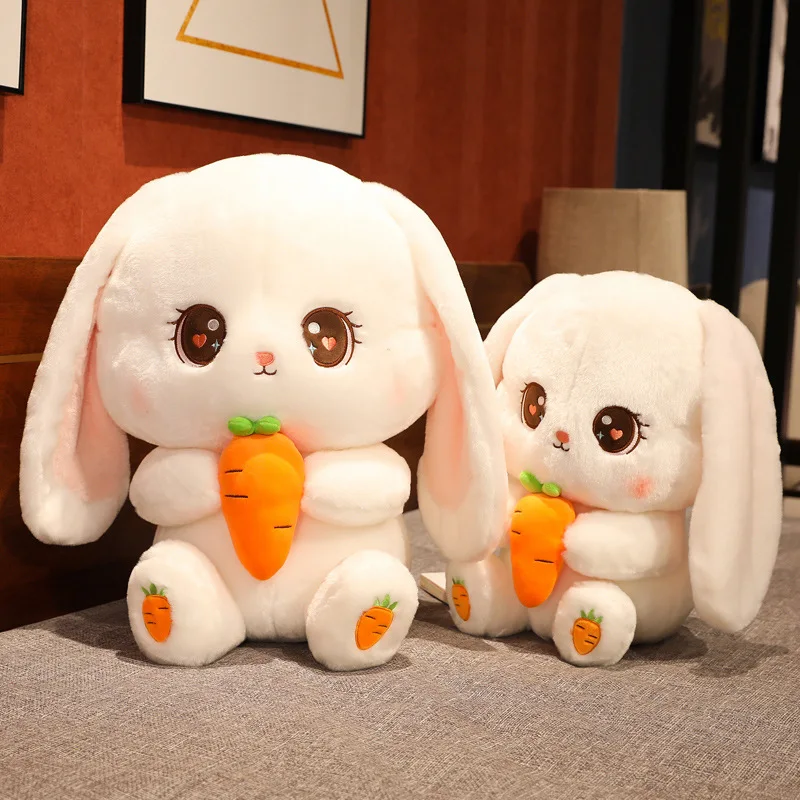 

22-48cm Cute Stuffed Carrot Rabbit Plush Soft Toys Bunny Kids Pillow Doll Creative Gifts for Children Baby Accompany Sleep Toys