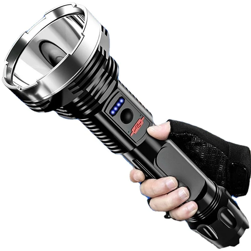 

Led Special Forces Flashlight Strong Light USB Charging Super Bright Long Shot Portable and Versatile Outdoor Household
