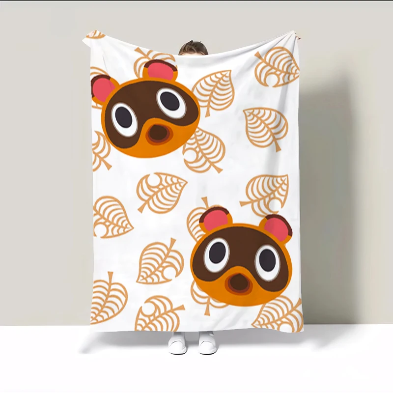 

Ворсистое покрывало с животными, мягкое Фланелевое покрывало для кровати, украшение для летней спальни