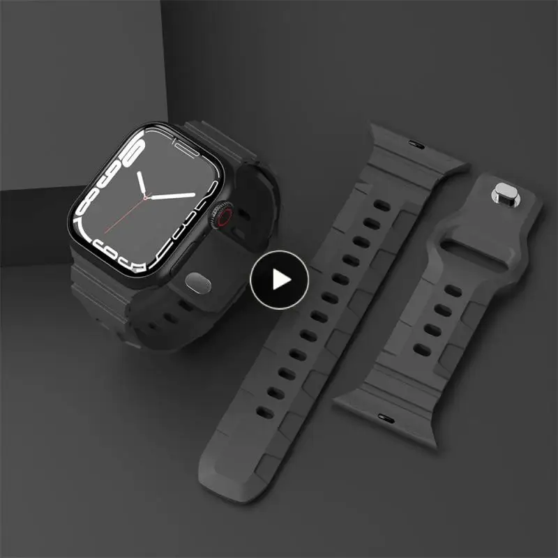 

Smart Watch Strap White High Quality Watchband Fashion Comfortable Durable Men Replacement Watch Band Silica Gel Light