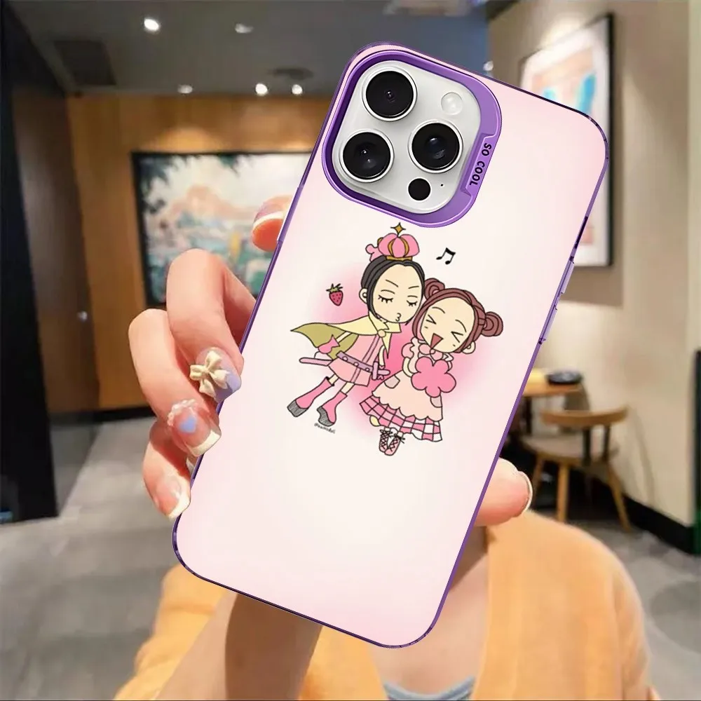 Чехол для телефона Nana X Hachi iPhone 16 15 14 13 12 11 Pro Max XR XSMAX 8 7 Plus матовая противоударная