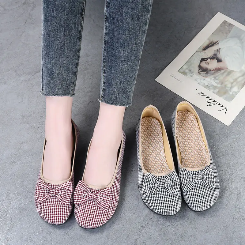 Women Flats Loafers Shoes Woman Comfortable Casual Ladies Shoes Sneakers Women Slip-on Ballerina Flats Shoes Zapatillas Mujer