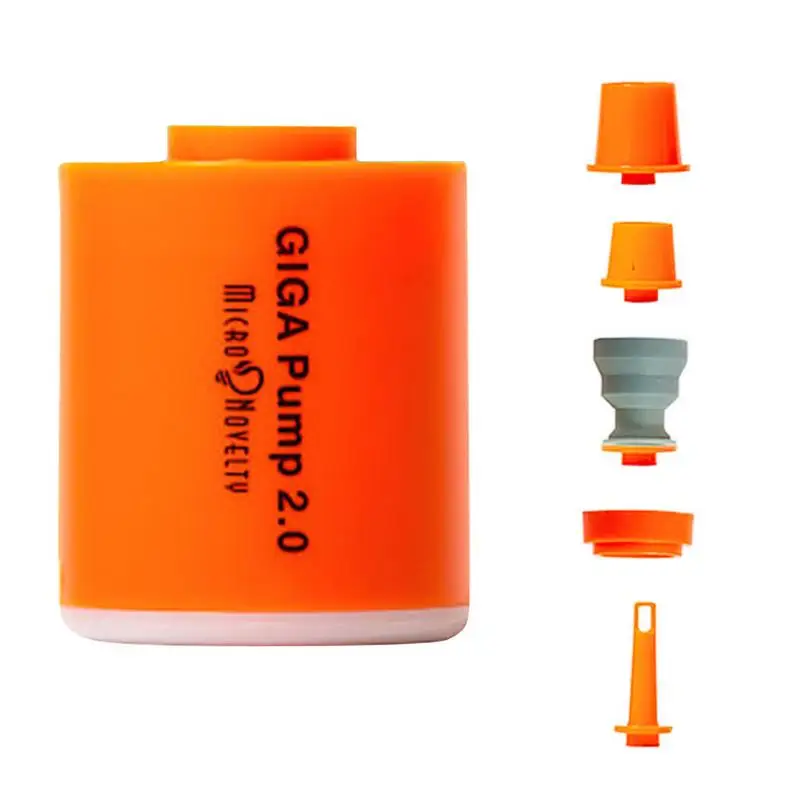 

Tiny Rechargeable Air Pump Mini Air Mattress Pump With Light LED USB Rechargeable To Inflate Deflate For Pool Floats Air Bed Air