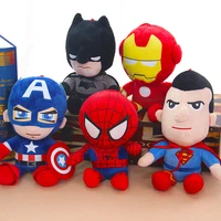 disney plush toys soft hero anime character figures spiderman iron man captain america batman plush toy gifts for children