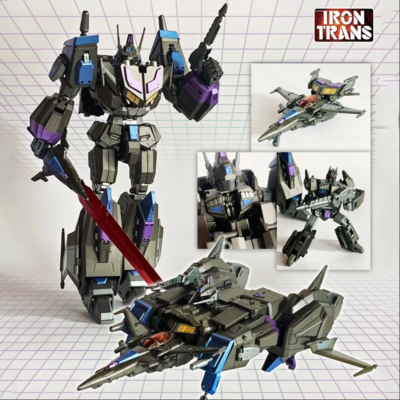 

Transformation IRON TRANS IR-V01B MP Scale Star Saber Dark Limited Edition IRV01B 13-inch 33CM Alloy Collection Action Figures