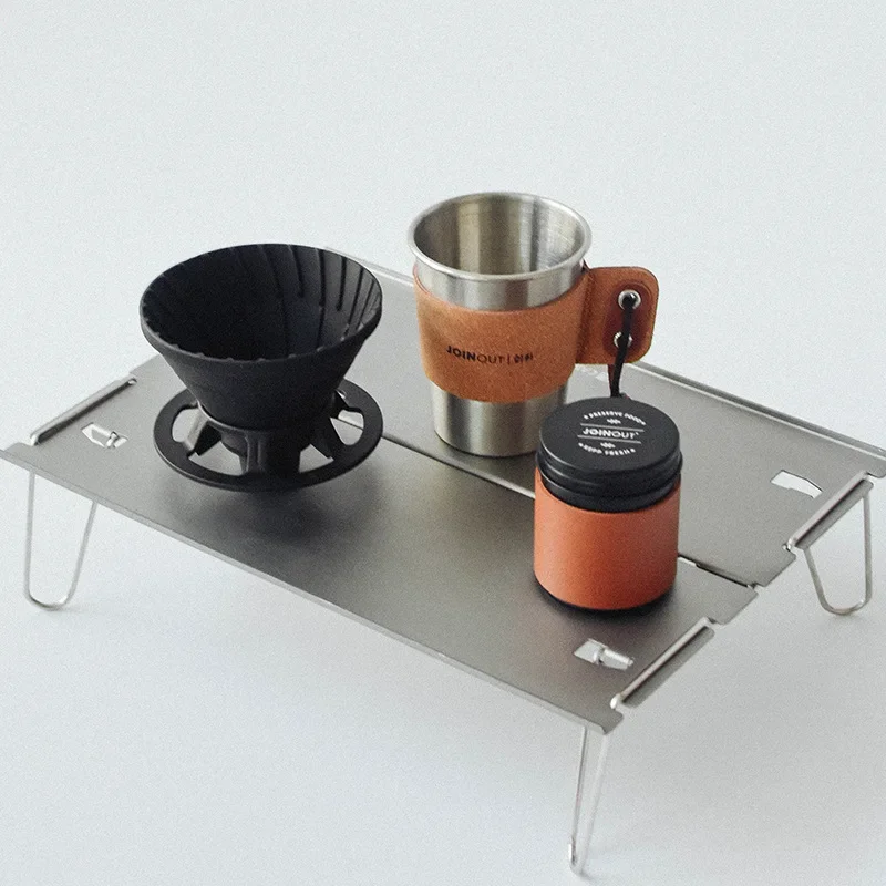 Портативная ручная кружка из нержавеющей стали для улицы с ручкой модная