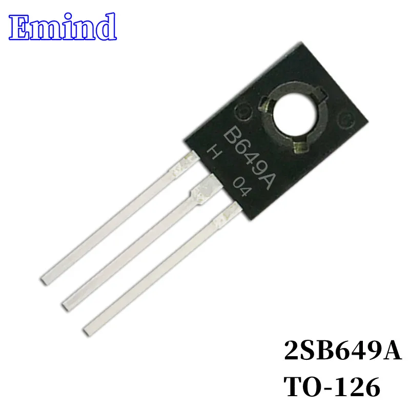 

10/20/30Pcs 2SB649A B649A DIP Transistor TO-126 Type PNP Bipolar Amplifier Transistor 120V/1.5A
