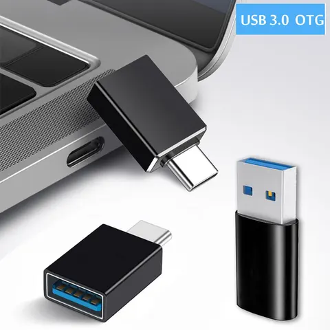 Универсальный USB 3.0 Type-C OTG адаптер типа C «папа» USB C «мама» для Macbook Xiaomi Samsung USB 2.0 OTG разъем