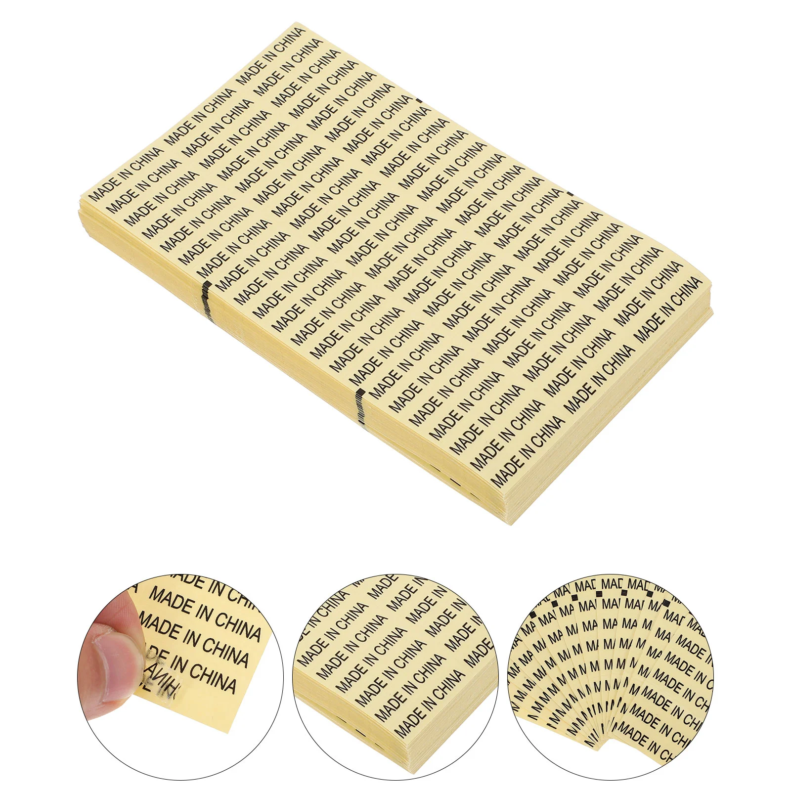 

4000 Pcs Retail Sticker Labels Self Adhesive Made China Stickers Clothes Imported