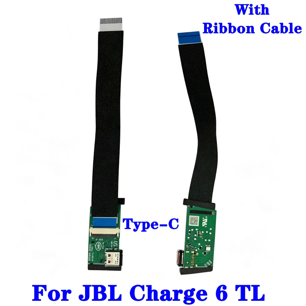 Фото Для JBL Charge 6 TL: плата подключения Micro USB, разъем Type-C USB для зарядки с плоским кабелем №1