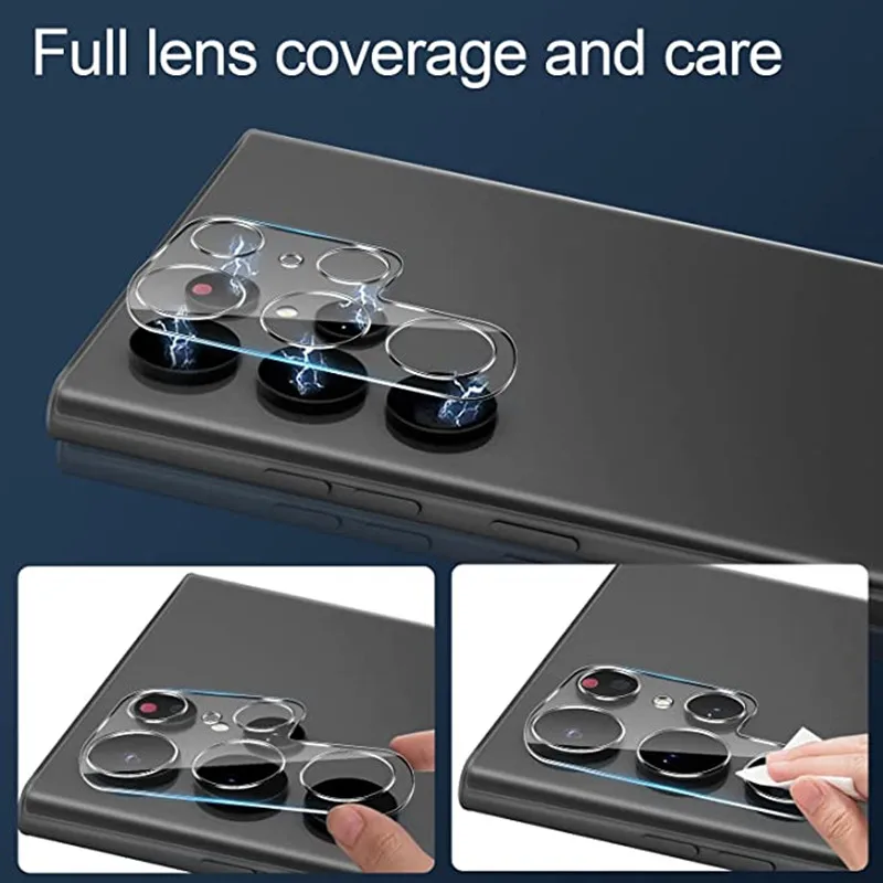 Full Cover Camera Lens Protector for Samsung S22 S20 S21 S23 Ultra FE Camera Film for Galaxy Note 20 Ultra 10 9 8 S10 Plus Glass