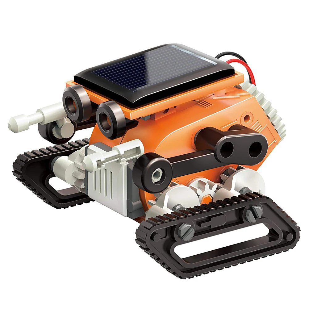 Практичный самодельный робот-трансформер на солнечной батарее 7 в 1 научная