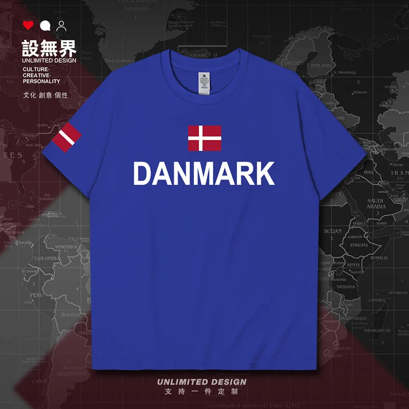 Дания датская DNK мужская футболка с короткими рукавами одежда для встреч