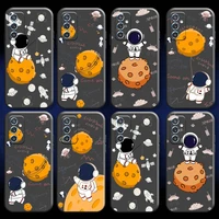 astronaut yellow planet formula for samsung m11 m12 phone case soft black coque silicone cover back