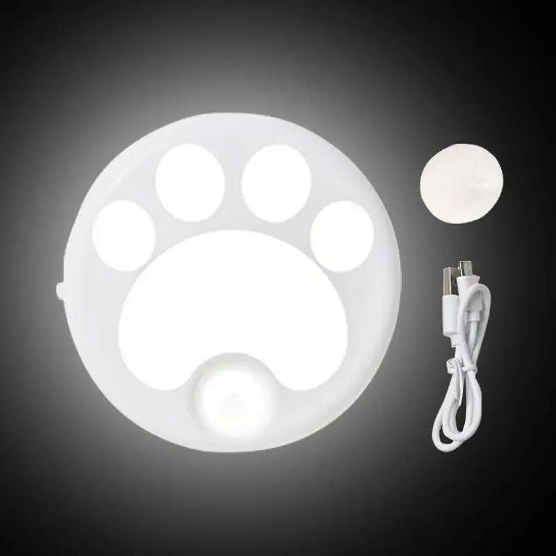 

Датчик движения, беспроводная светодиодная подсветка в виде милой кошки, USB-зарядка, украшение для спальни, лестницы, чулана, детской комнаты, коридора