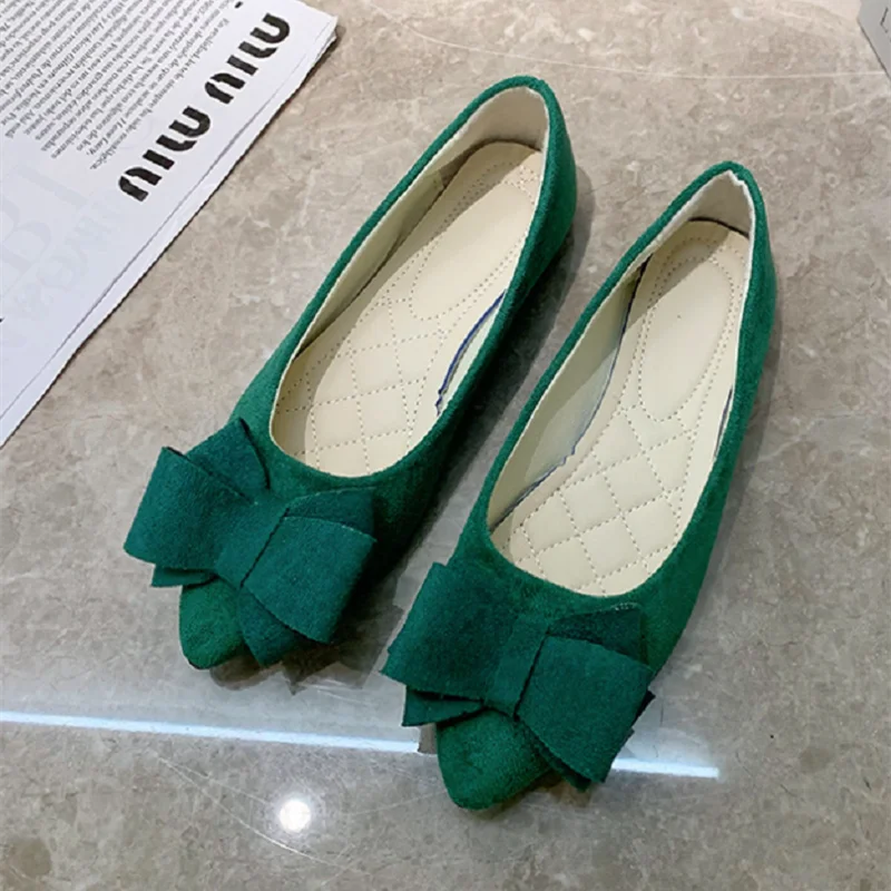 Zapatos de mujer женские модные милые легкие зеленые туфли без шнуровки с