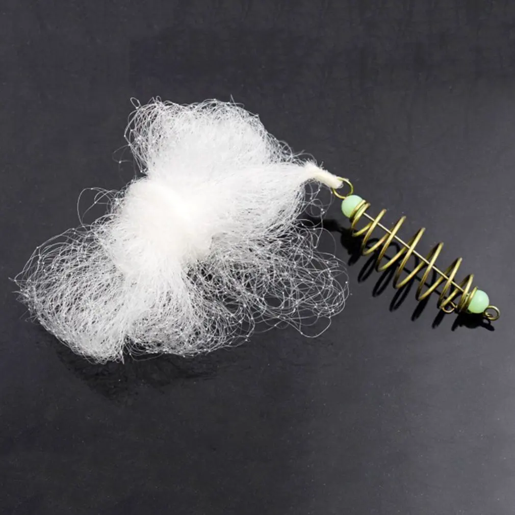 

Портативная ловушка для рыболовной сети, искусственная медная пружина, сетчатая рыболовная снасть, не требует крючка, Рыболовный инструмен...