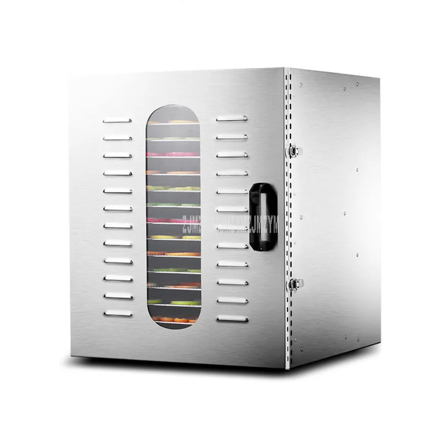

16 Layer 1000W Stainless Steel Food Dehydrator Snacks Dehydration Fruit Vegetabl Drying Machine Pet Food Fruit Dryer Machine