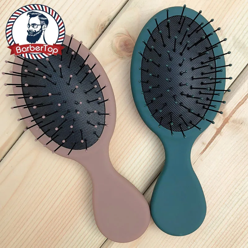 

Расческа для волос Barbetop с подушкой безопасности, мини-массажер для головы, акупунктурная стимуляция, щетка для уменьшения выпадения, антист...