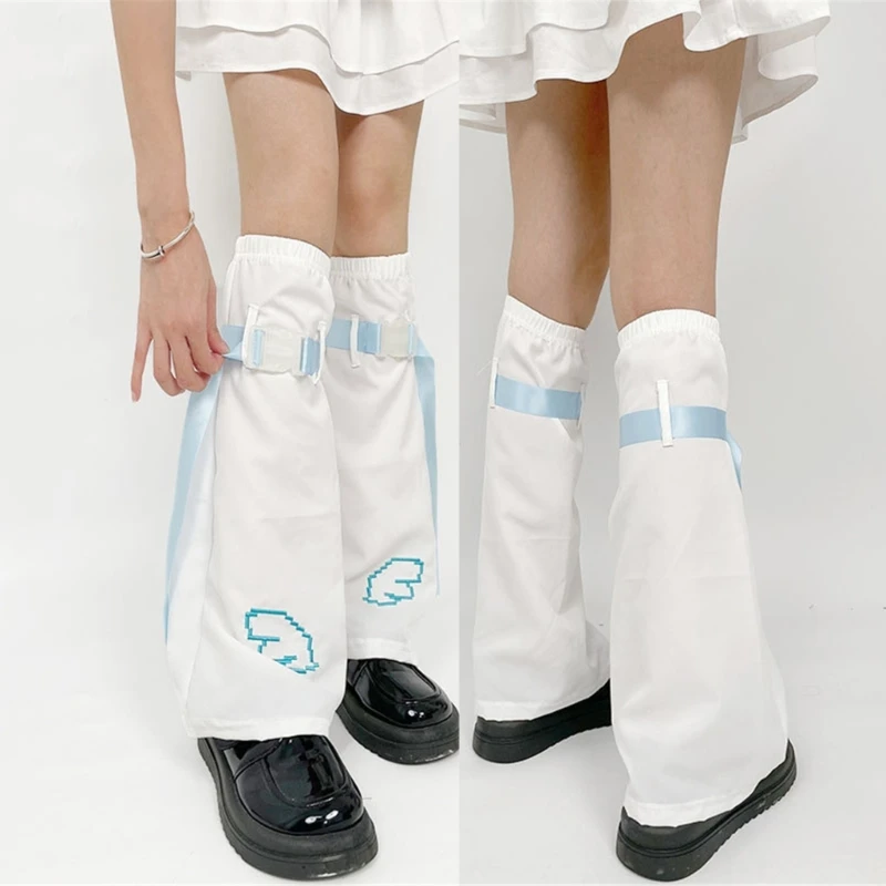 95AB модные женские гетры длиной до колена с расклешенными рукавами в японском