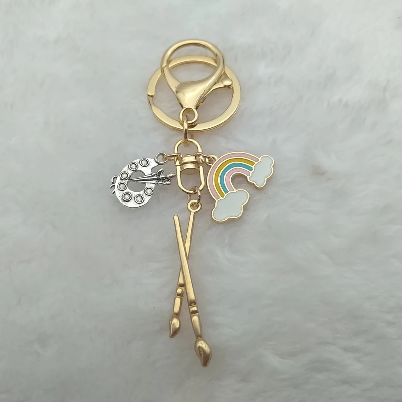 Творческая доска для рисования кисть Радужный брелок автомобильный Женские