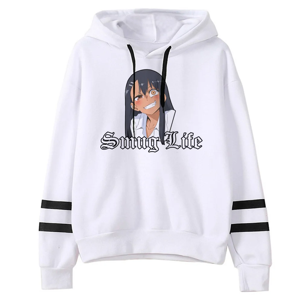 

Толстовки nagatoro y2k женские, аниме винтажный свитер в стиле аниме, hoddies, милая рубашка с капюшоном