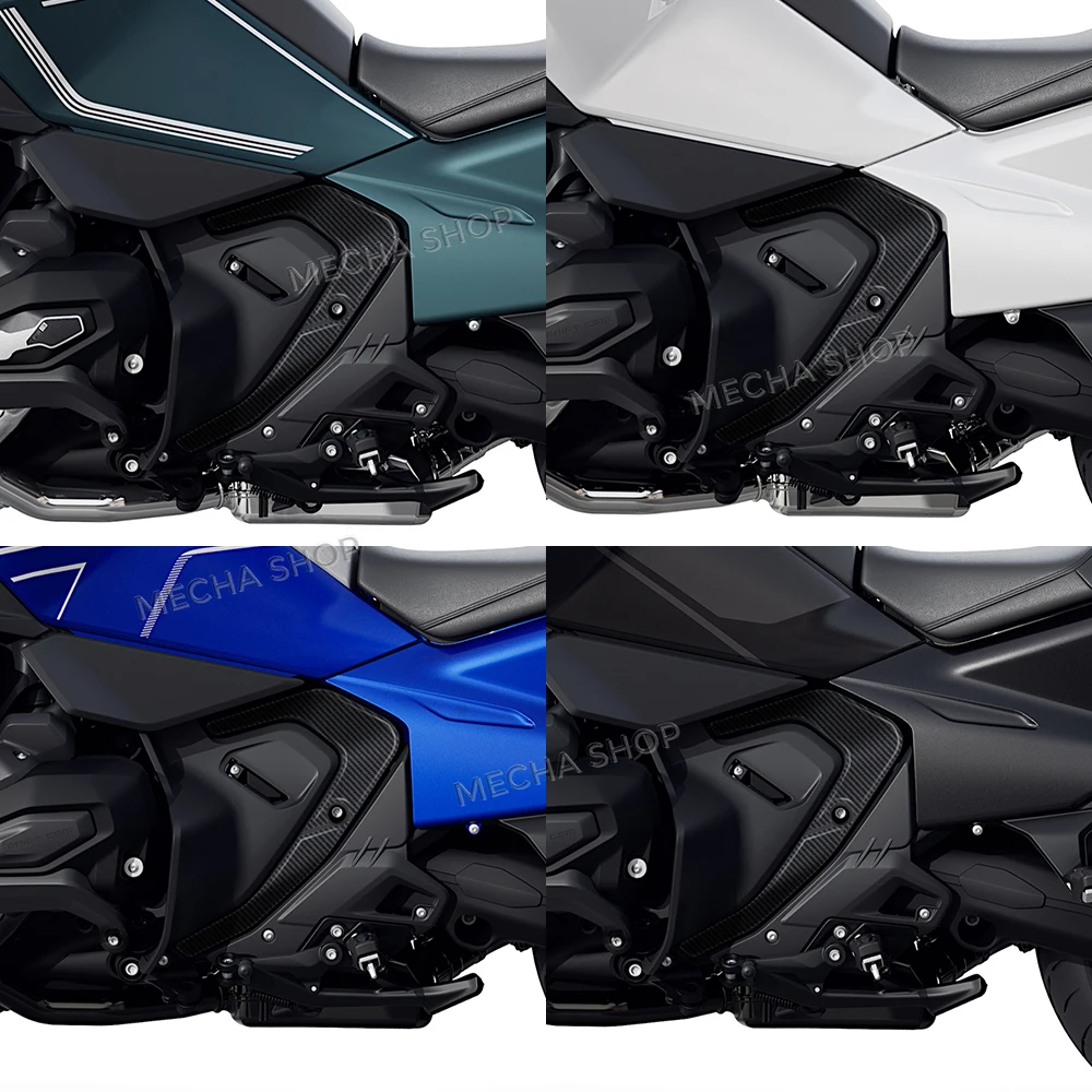 Фото Для R 1300 RT R1300RT 2025 2026 импульсный тройной черный 3D наклейка из смолы защитный комплект рамки №3