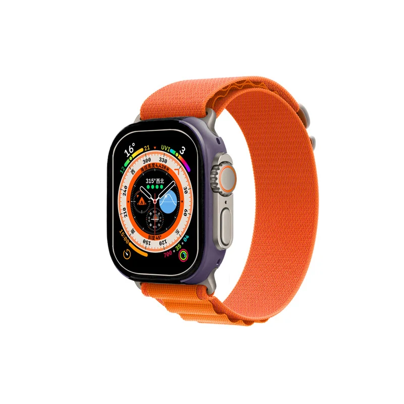 

KZDOO Defender Watch Casing Aluminum Shockproof Bumper Case Rubber Soft Inner Frame Protective Cover For Apple Watch Ultra 49mm