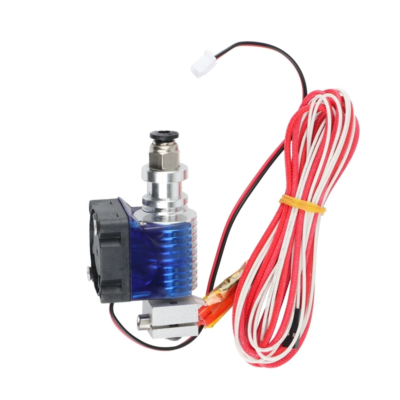 

3D Принтер V6 J-Head Hotend с вентилятором 3010 для экструдера Bowden 1,75 0,4 мм, сопло + комплект