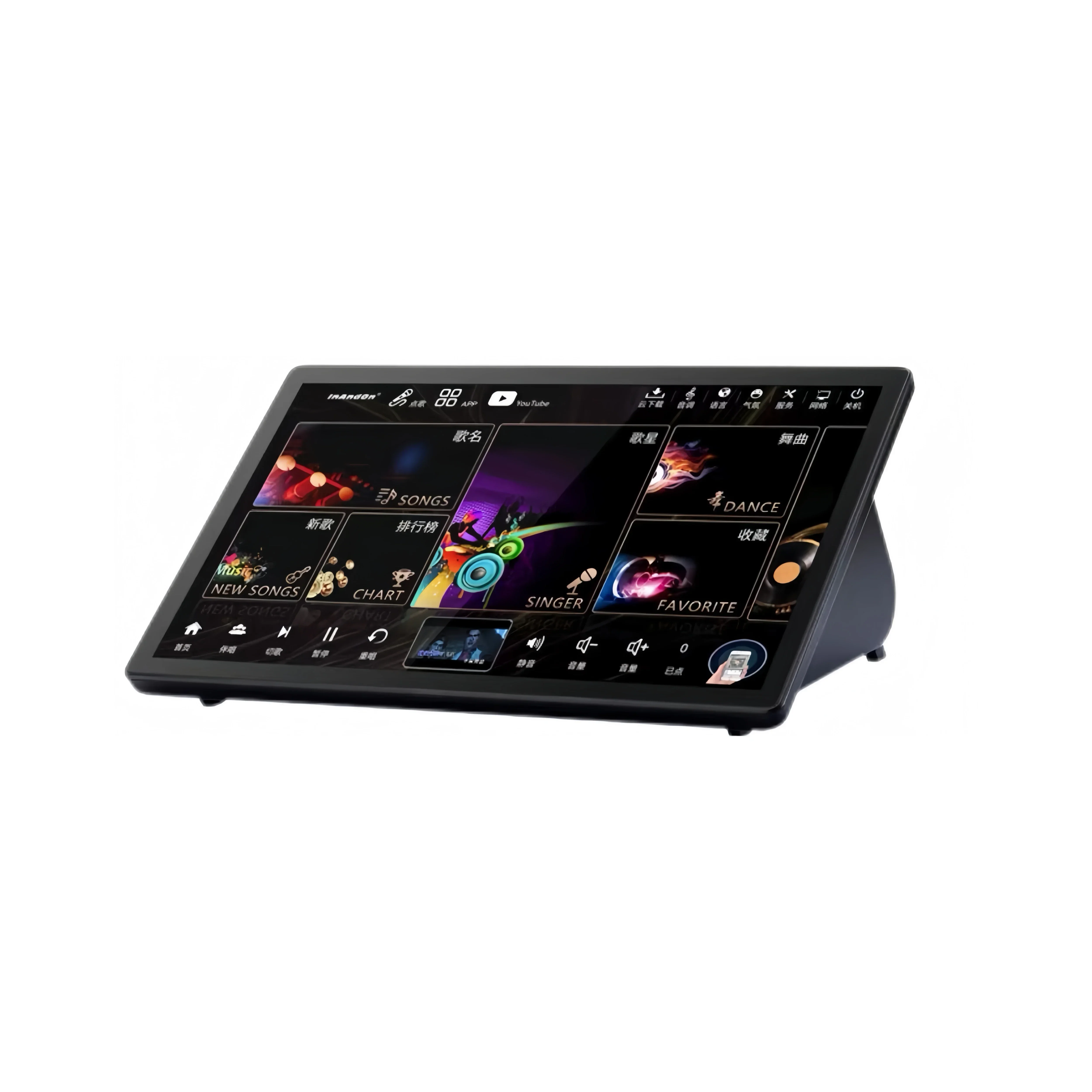 Караоке-плеер 15 6 дюйма 1 ТБ выход 4 К домашняя система КТВ интеллектуальная выбор
