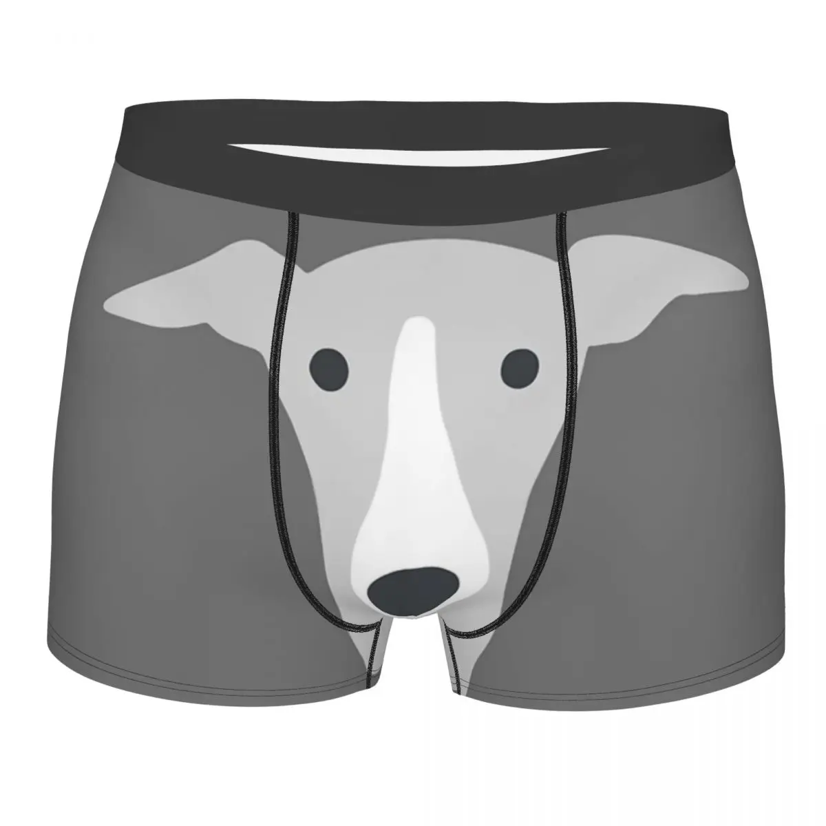 

Men's Greyhound Italian Whippet Dog Boxer Shorts Panties Soft Underwear Sihthound Animal Homme Novelty Plus Size Underpants