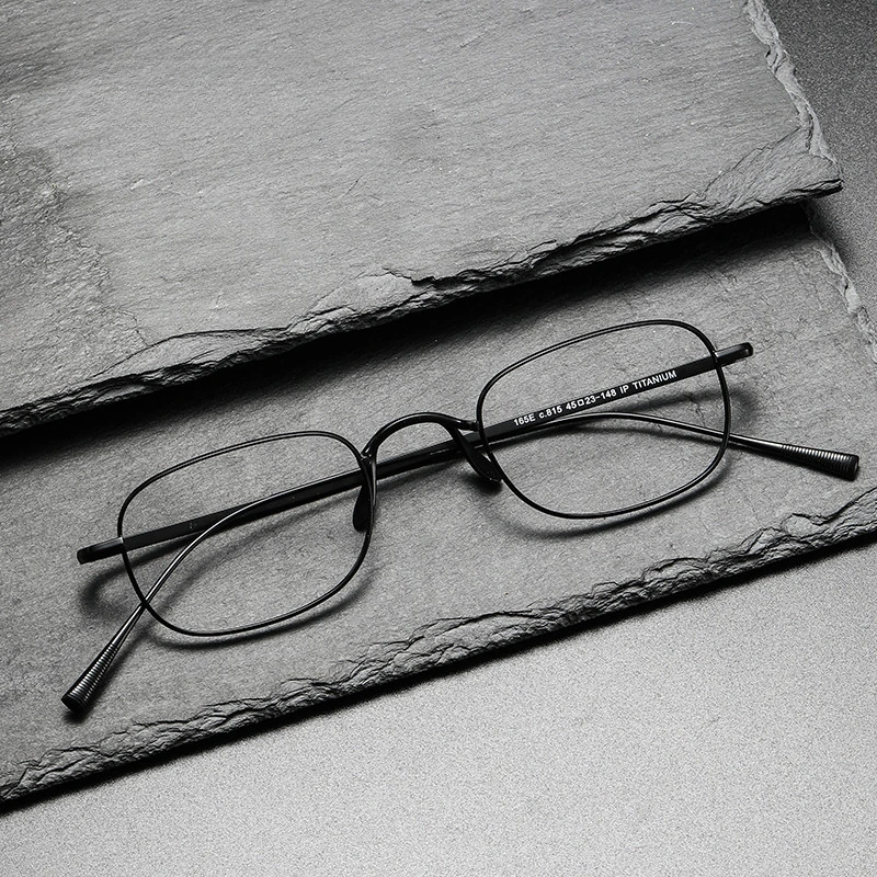 

Pure Titanium Glasses Frame for Men Square Prescription Vintage Eyeglasses frames Women Small Myopia Optical Eyewear Frame
