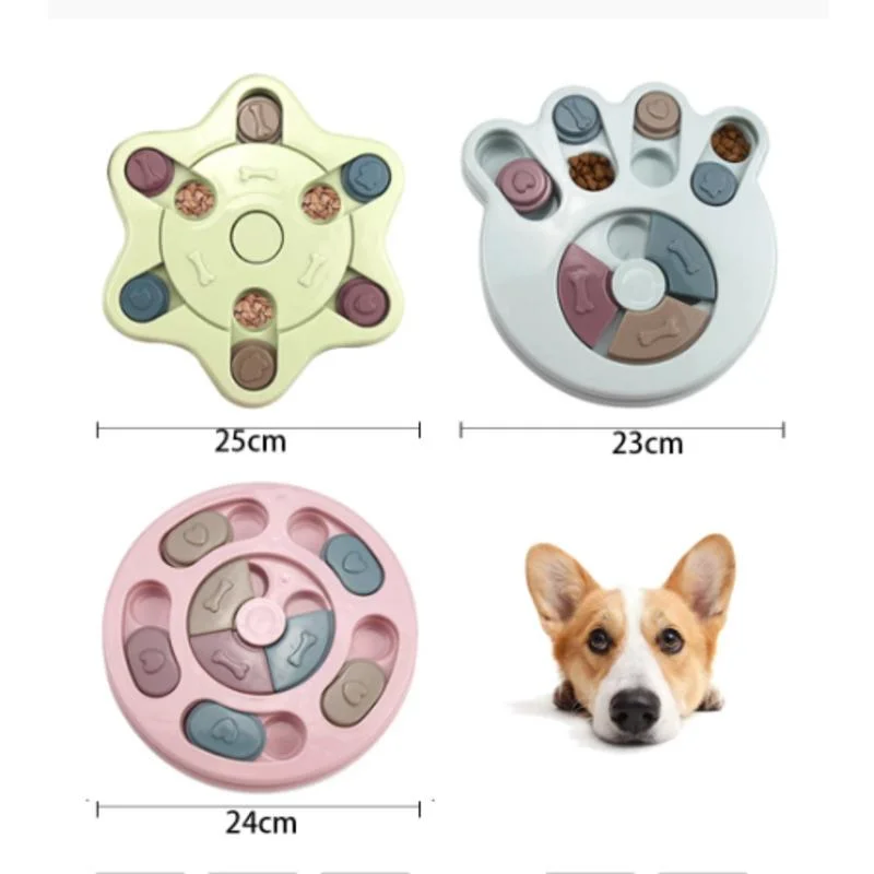 

Игрушки-головоломки для собак, медленная кормушка, увеличение IQ, Интерактивная версия, Диспенсер еды, медленная версия, тренировочная игра ...