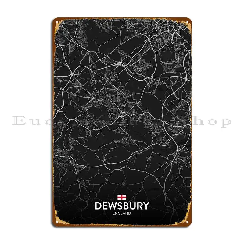 

Металлический плакат Dewsbury Uk, кинотеатр, дизайнерский кинотеатр, электронный знак