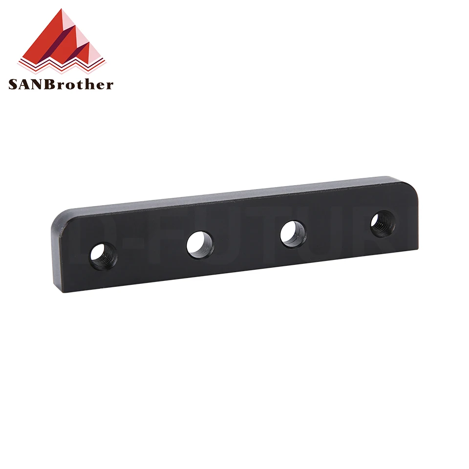 Прочные черные металлические алюминиевые подставки C-Beam для линейных рельсовых