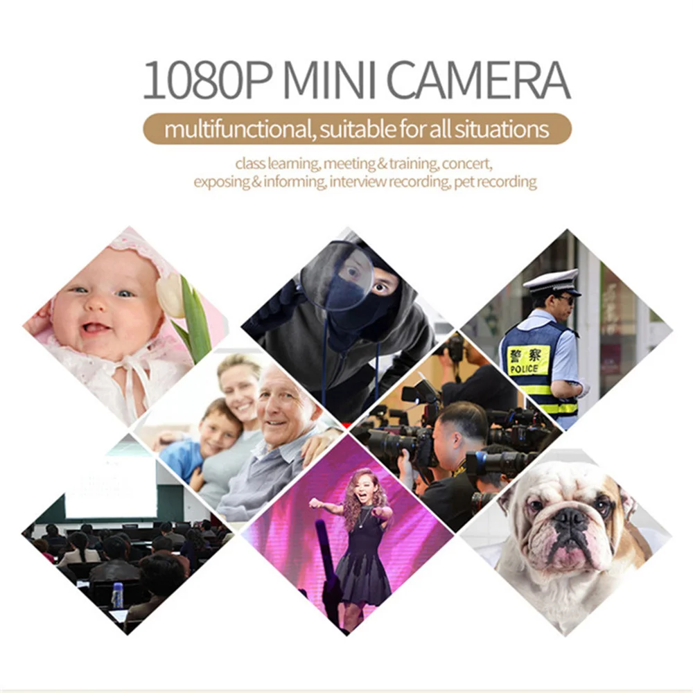 Мини-камера SQ11 HD 1080P датчик ночного видения |