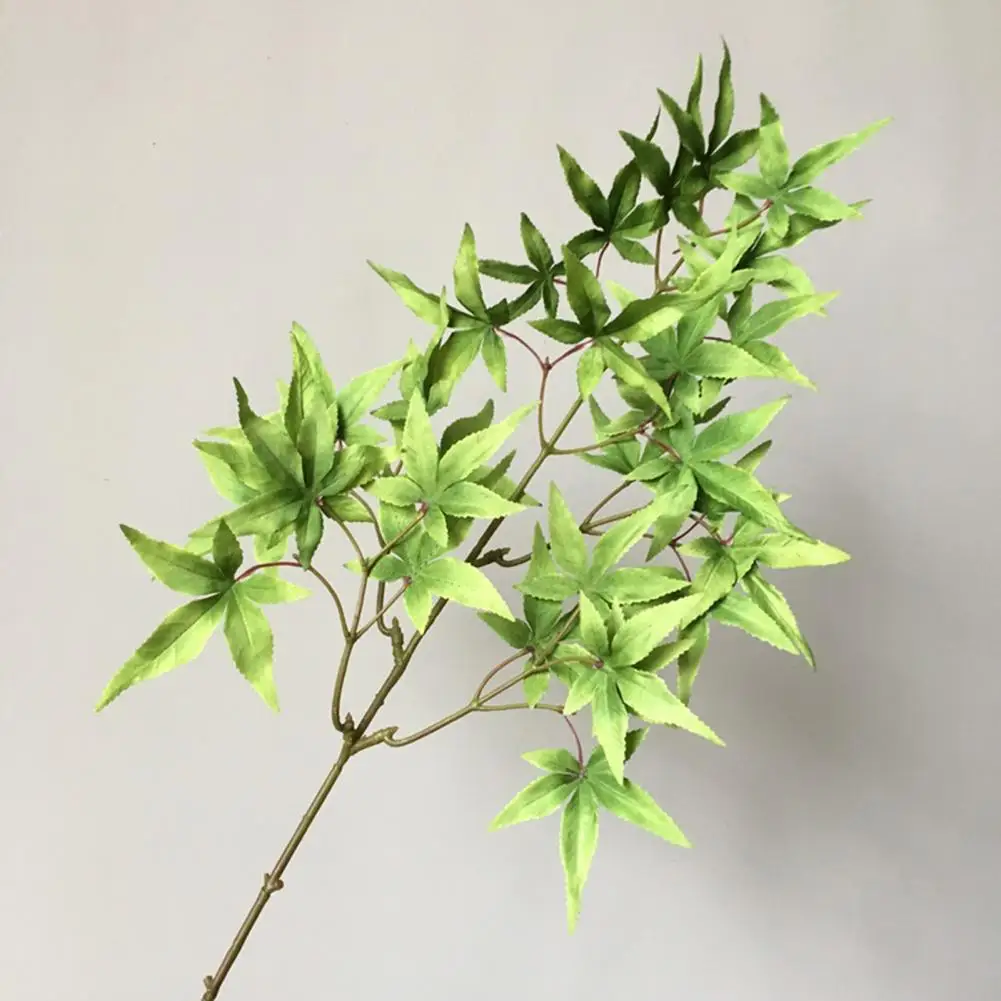 

Специальная Цветочная композиция 1 шт., имитация кленового листа из искусственного шелка, цветок, Искусственный лист, сделай сам, домашний д...