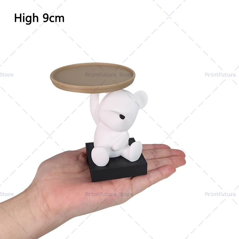 

Минималистичный пластиковый поднос с медведем