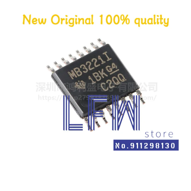 

10pcs/lot MAX3221IPWR MAX3221IPW MAX3221I MB3221I TSSOP16 Chipset 100% New&Original In Stock