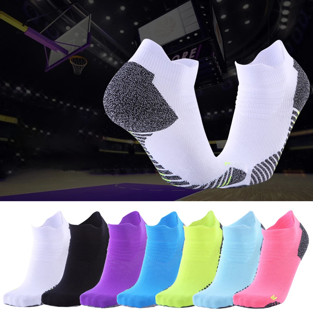 

Men Running Socks Breathable Soft Ankle Fitness, Women Casual Cotton Short Socks Non-Slip Trendy
