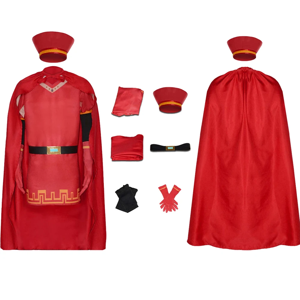 

Костюм для косплея аниме лорд фарквада, верхняя накидка, шляпа, платье, фантазия, Хэллоуин, карнавал, искусственная кожа, одежда для взрослых для ролевых игр