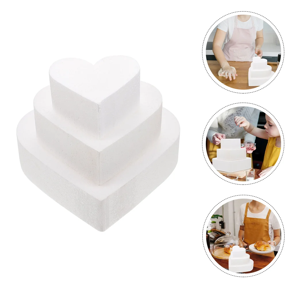 

Cake Foam Styrofoam Dummy Dummies Rounds Wedding Heart Rotating Stand Form Model Floral Foams Practice Fake Circles Shapes Round