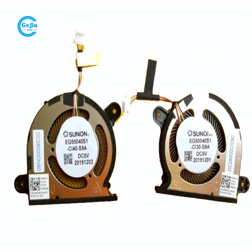 

NEW ORIGINAL Laptop CPU GPU Cooling Fan 0WX28K 0FRK0V For DELl XPS 13 9300