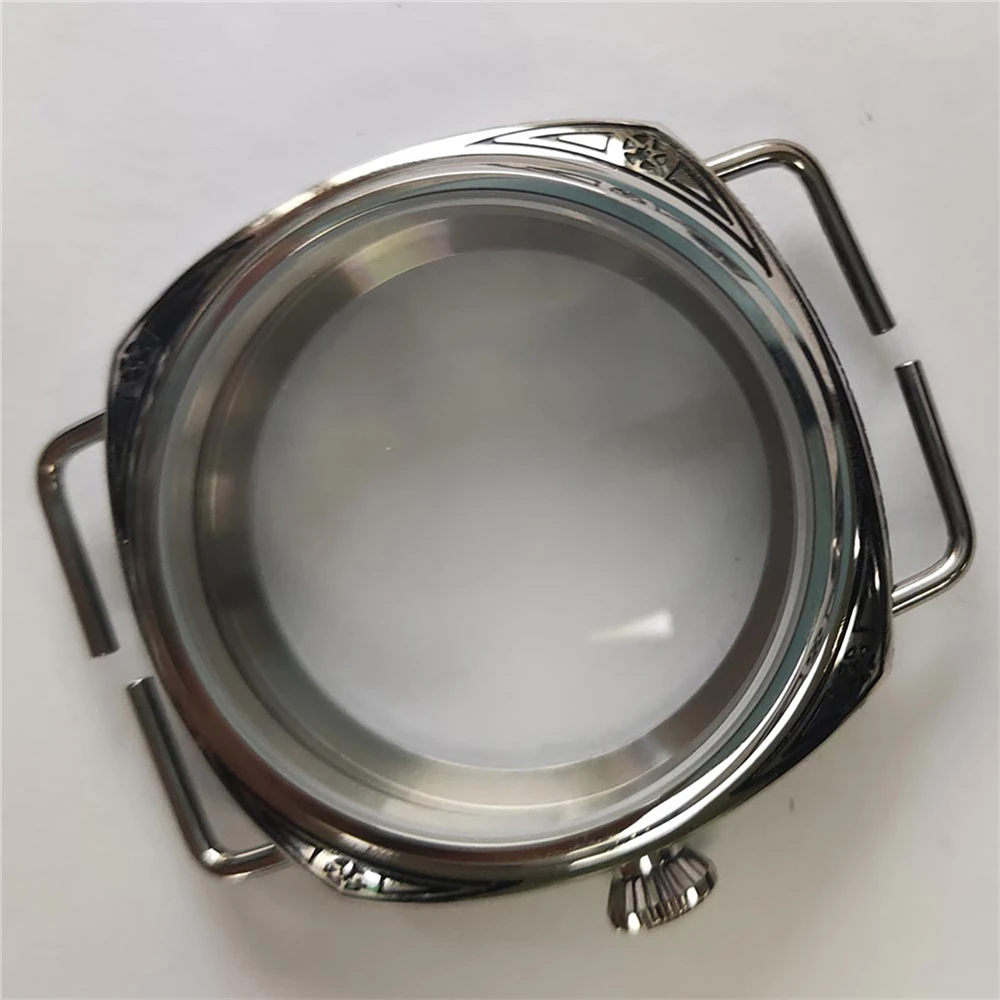 

Upper String Watch Case 45mm 316L Stainless Steel Electro-Plated Case for ETA 6497/6498 Movement