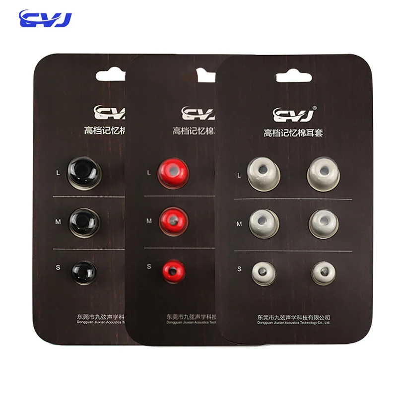 

CVJ Headset Ear Cap 6PCS Noise Isolating Earmuffs Comfortable Memory Foam Ear Tips Earbuds Earplugs For Earphones Headphones