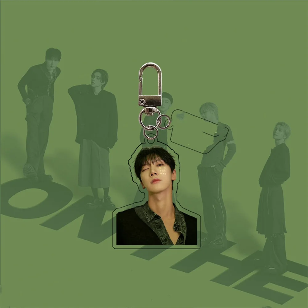 2 шт./компл. Kpop Idol новый альбом двухсторонний акриловый брелок рюкзак кулон KUN Ten
