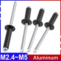 electroplating black aluminum round head rivet pull anchor blind steel shank mandrel exhaust anchor m2 4 m2 8 m3 m3 2 m4 m5 m6