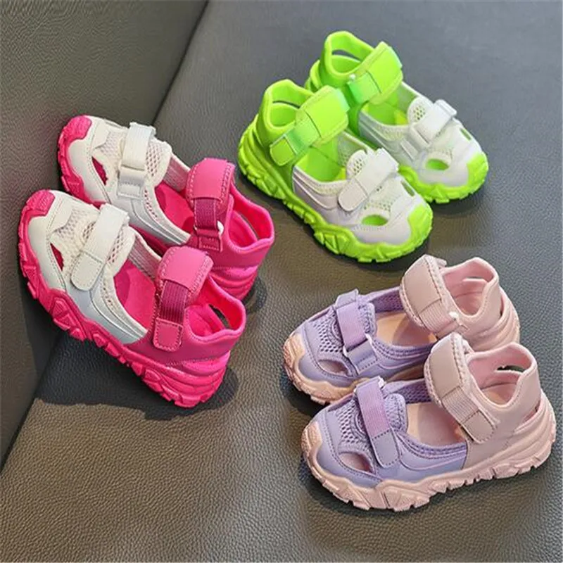 

Baby Girls Boys Casual Shoes Summer Infant Toddler Shoes Mesh Breathable Student Sneaker Children Sports Shoes Kids Sandals