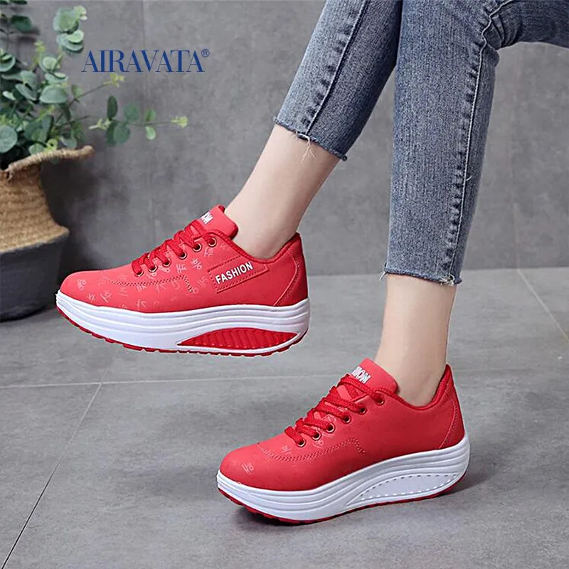 Shoe for Women Shake Shoes Women Platform Running Sneakers Thick Bottom Wedges Sneakers  Zapatos Deportivos