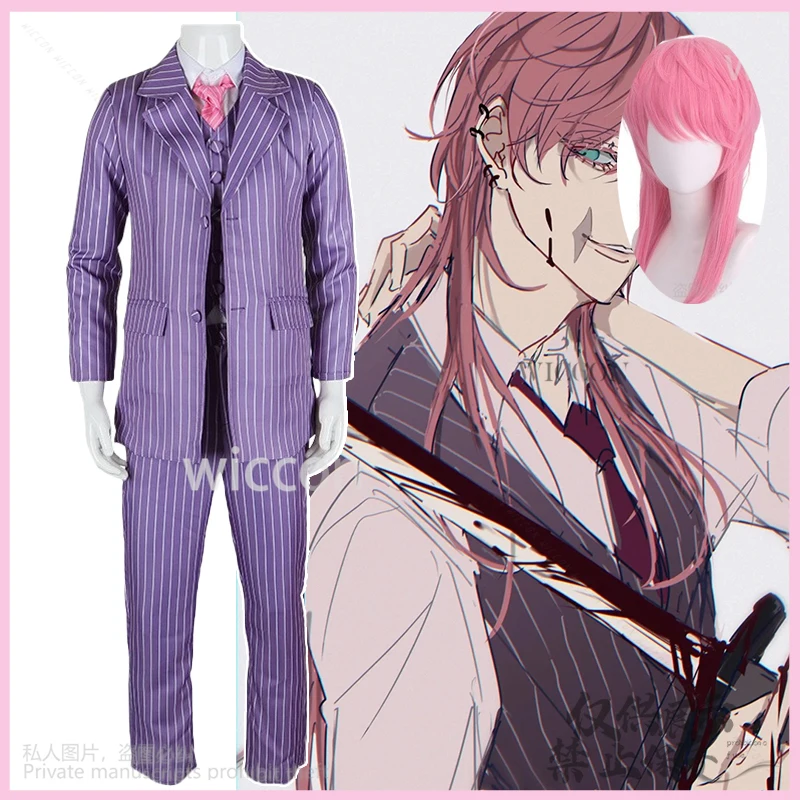 Аниме Токио Харучиё Санзу Cos Костюм ЖИЛЕТ Парик Для Полных Наборов Униформа